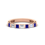 princess-diamond-and-baguette-sapphire-bar-set-wedding-band-in-rose-gold-FD11342BGSABL-NL-RG